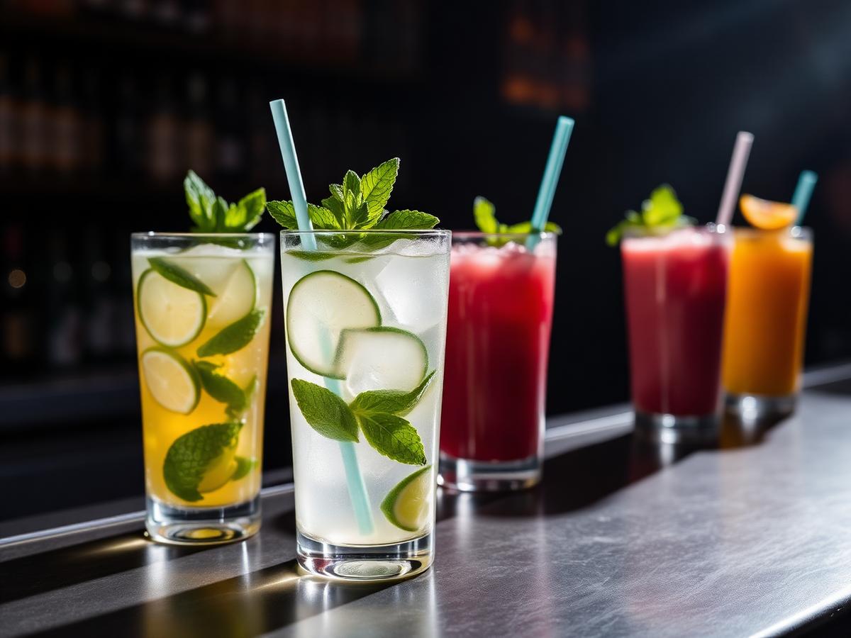 Sélection de mojitos frais